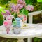 2 PCS Flower Farmhouse Gnomes Plush – Spring & Summer Swedish Tomte Nisse Elf Dolls, Tiered Tray Decor, Knotted Crochet Gnome for Home, Gifts for Gnome Lovers